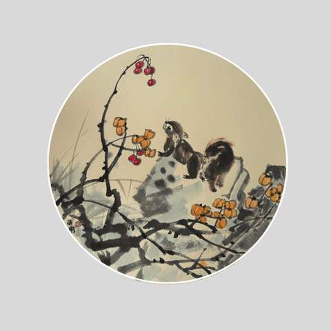 Squirrel and Fruit-Small