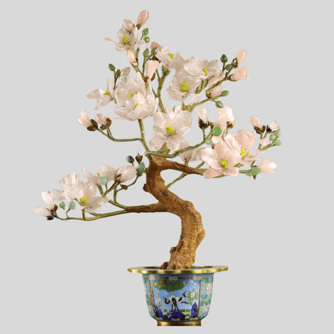 Cloisonné Jade Bonsai