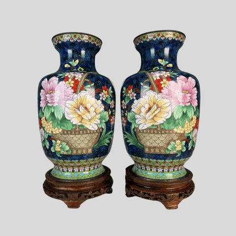 A Pair of Lantern Vases